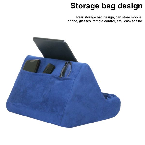 Stands Tablet Holder Bed Office Sponge Office portatile Mobilephone Rest Piegabile Libro Lettura Cuscino morbido Supporto per l'auto Supporto