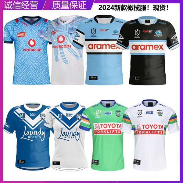 Мужчина Джерси NRL Assault Sharks Doghead Bulls Home и Away Olive Training Kit Rugby