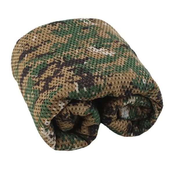 Calçados camuflagem rede rápida seca portátil pano de camuflagem dobrável para caçar acampamento ao ar livre