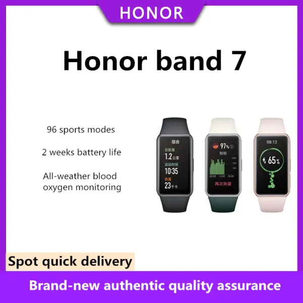 Armbänder Ehrenband 7 Allweather Blut Sauerstoff Überwachung 96 Arten von Übungsmodi Smart Armband Sportarmband