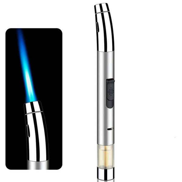 Ветрозащитный факел более легкая форма ручки бутан без газообразного сварочной ручки без газовых сигар с курячивым гаджетом