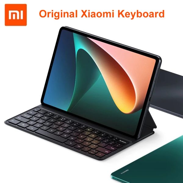 Tastaturen Xiaomi Mi Pad 5 Pro / MIPAD 5 Tastatur Magnethülle 11 Zoll Flip -Hülle Abdeckung Pogo Pin Verbinden Sie Tastatur Englisch QWERTY -Tastatur