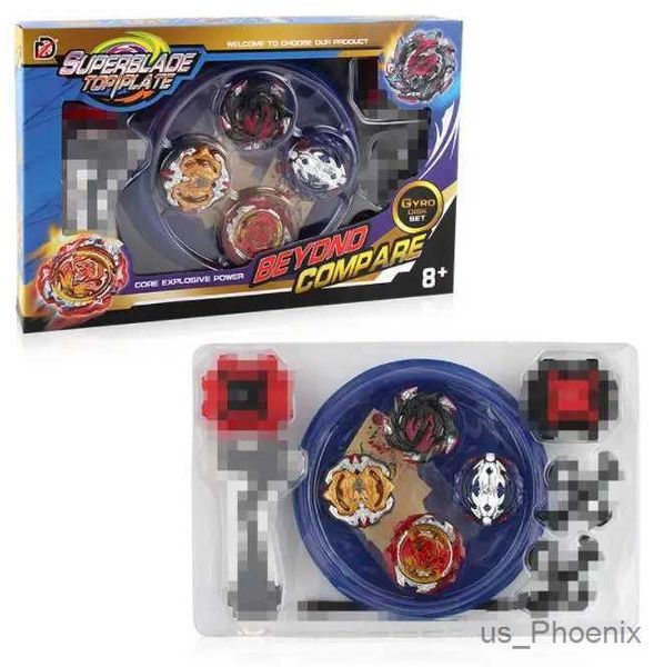 4d Beyblades B-X Toupie Burst Beyblade Spinning Top Toys Arena Conjunto Metal Fusion Toy Presentes de Natal XD168-10 XD168-11 XD168-12