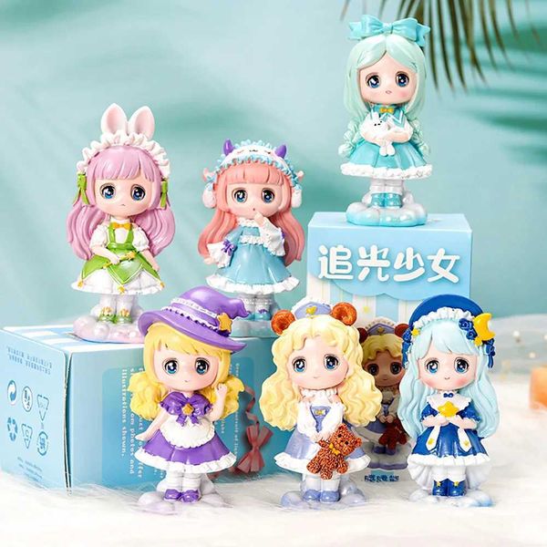 Bancinetto LOLITA CHASING Girl Box Blind Surprise Box Toys Student Figurine Decorazioni per le ragazze Regalo di compleanno Souvenir Y240422