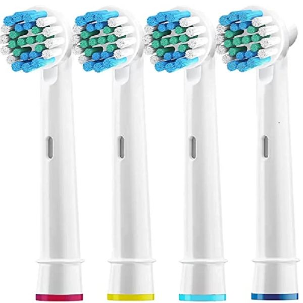 Teste da 4 pezzi/confezionamento di spazzolino elettrico Testa di ricambio morbido DuPont Susto di spazzolini per ugelli orali B per ugelli di spazzolino SB17A