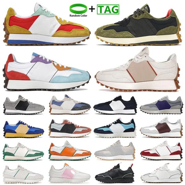 Männer Laufschuhe 327 Aluminium Bandier Black Blue Red Mens Sneakers Leichte Beige Casablanca Black Pink Turtle Dove Dove Dove Sports Schuhe Größe 36-45