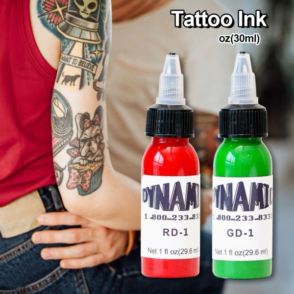 Inchiostri inchiostri da 30 ml Pigment a inchiostro tatuaggio con scatola 14 colori Kit tatuaggi per la carrozzeria di bellezza professionale dipinte di bellezza di bellezza forniture tatuaggi semipermanent