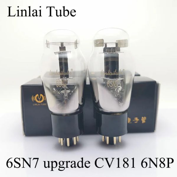 Amplificador Linlai Vacuum Tube HiFi 6SN7 Upgrade CV181 6N8P CABRAÇÃO DE PRECISÃO DE FACTORY para HIFI Amplifier Tubo Amplificador Frete grátis