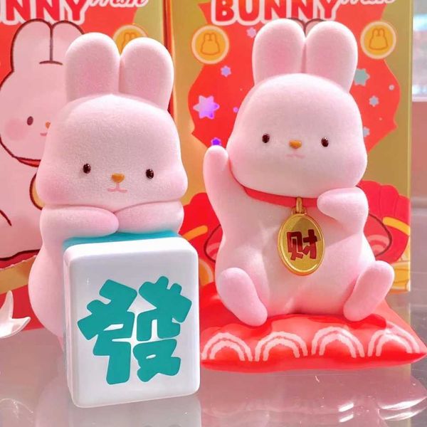 Blind Box Momo Bunny Series Blind Box Toys Original Kawaii Anime Modelo Caixa surpresa Caixa de Rabbita Bonecas Bonecas Misteriosas Presente Y240422