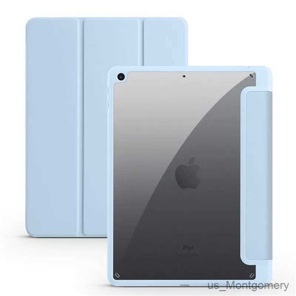 Tablet -PC -Koffer Taschen für das iPad 10. Generation Case Tablet Hülle mit Bleistifthalter Clear Cover Funda für iPad 10 9 8 7 Generation Fall 10.9 10.2