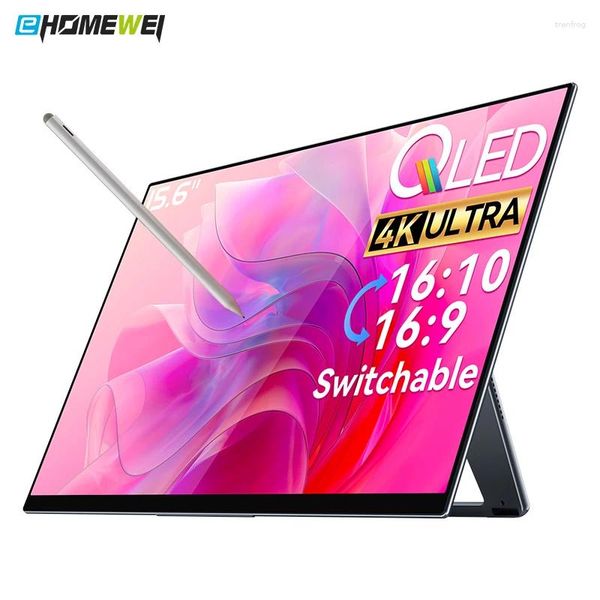 Taşınabilir Monitör R-4K Serisi 4K 60Hz DCI-P3 500NIT Çalışma için