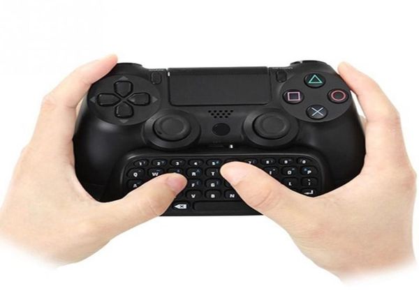 50 setler PS4 PlayStation 4 Controller5145710 için Yararlı Fantastik Kablosuz Bluetooth Klavye Chatpad