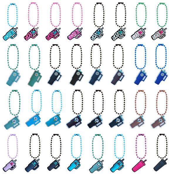 Keychains Lanyards St. Er Caps Serie Schlüsselbund Perlen Cartoon Fashion Keyrings Charms Car Schlüsselring für Frauen Girls Bag Drop Lieferung OT0O5