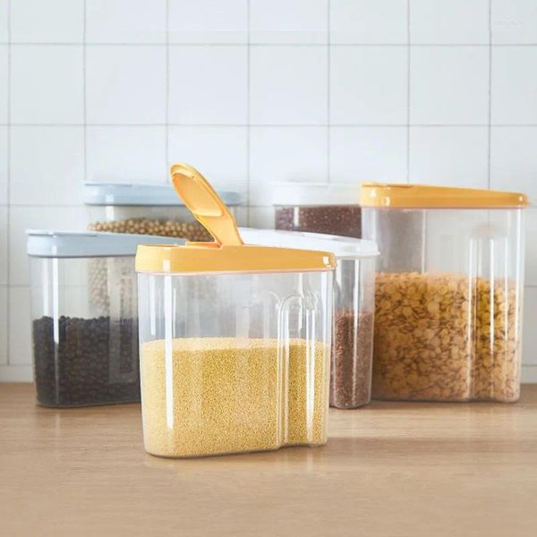 Lagerflaschen Haushaltbehälter Küche Gegenstände Plastikkasten Multigrain Getreide Tanks Lebensmittelboxen versiegelt