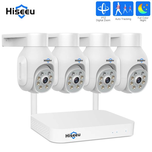 Câmeras 3MP WIFI WIFI CCTV Sistema de vigilância de videocamera