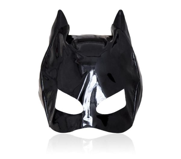 Massage Cosplay Adult Sexy Love Games Fin Patent Leather Mask Sexy Toys for Woman Fetish Mask Bondage Hood Erotic Sexy Products4041174