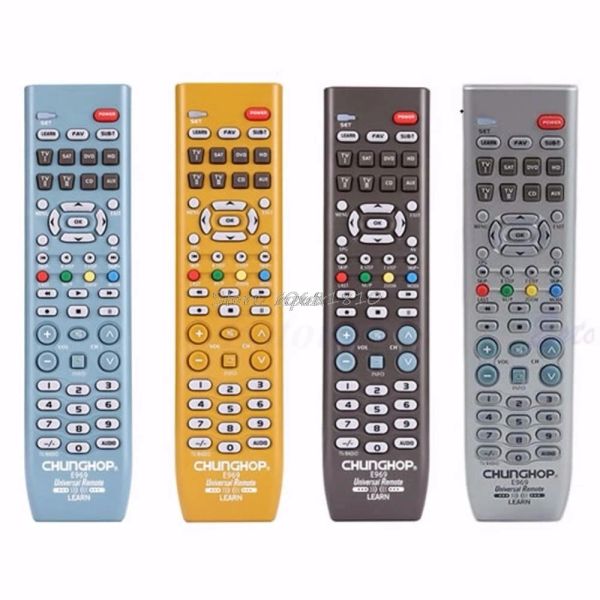 Controlla nuovo controller di controllo universale remoto 8in1 per TV PVR VDO DVD CD SAT Aud Dropship