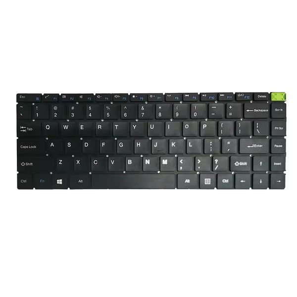 Tastiera per laptop all'ingrosso per Chuwi Aerobook 13.3 CWI510 MB30010003 XK-HS001 HK300-10 Inglese US Nero senza retroilluminazione Nuovo