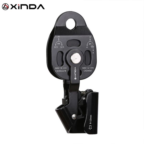 Accessoires Xinda Top -Qualität professioneller Liftgewichtsrolle Rettung Überlebensgetriebe Outdoor -Kletteraufstände in großer Höhe schwerer Transportmittel