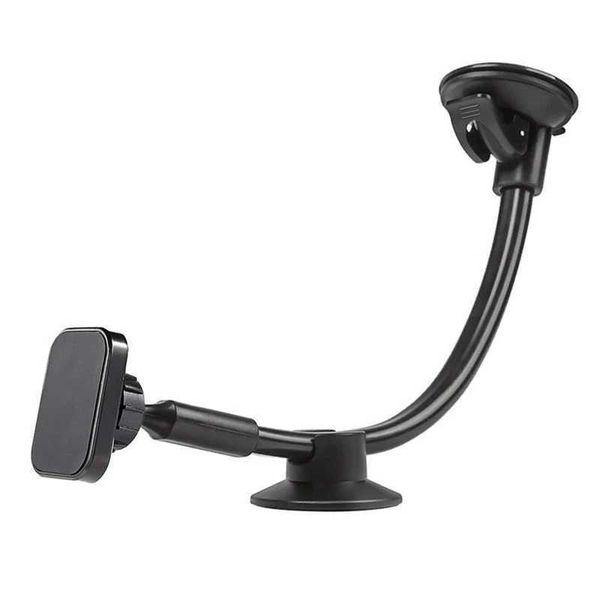 Mobiltelefonhalter Halter Universal Magnetic Phone Halter Auto Langarm Arm Windschutzscheibe Dashboard Magnet Autohalter Mount Dock für mobile Ständer für iPhone Y240423