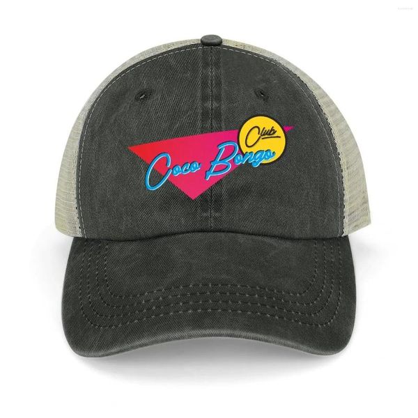 Ball Caps Coco Bongo Club - Retro Graphic Cowboy Hat Cap Hard Size Big Size in the Men Women's