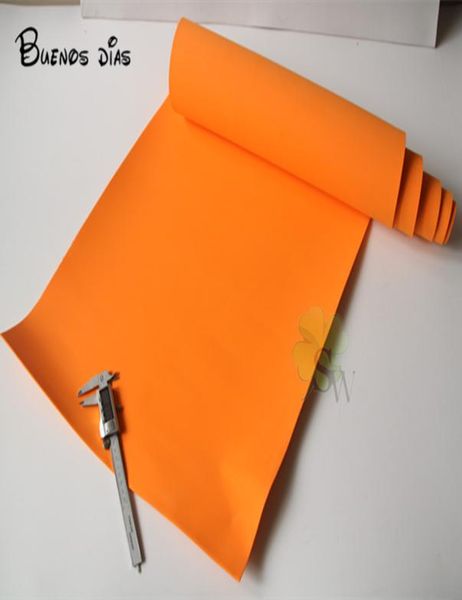 Eine orangefarbene Farbe 3mm EVA Foam Sheets Soasy to Cutpunch Foamchildren School Handgefertigte Cosplay -Material Größe50cm200cm1216421