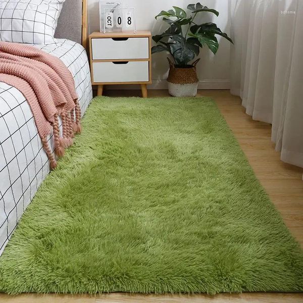 Teppiche Wohnzimmer einfach Kaschmir Teppich Liebling Crawl Matten Nachtte Teppich Waschbar großer Sofa Couchtisch Gray22