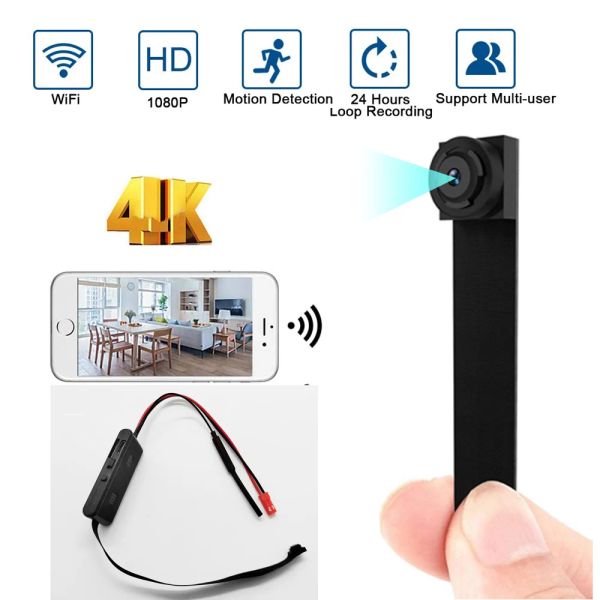 Kamera DIY 1080P HD Mini Kamera WiFi Bebek Monitörü İç mekan güvenlik güvenliği gözetim kamerası ip IP Cam Sesli Video Kaydedici