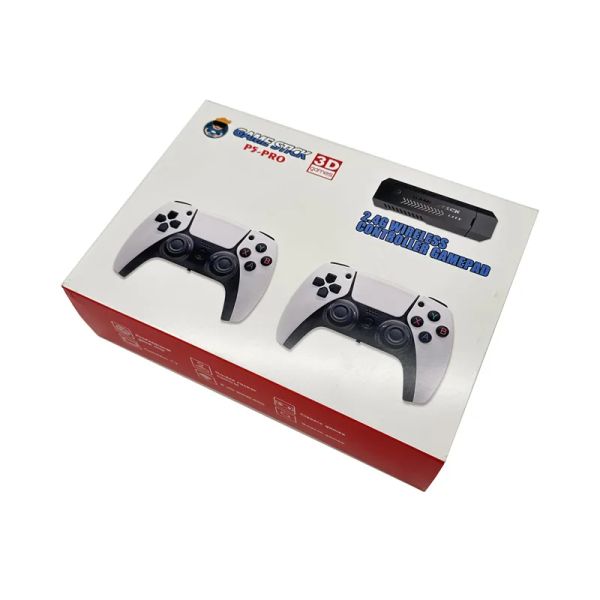 Консоли P5 Pro Video Game Console 64GB/128GB 40000 БЕСПЛАТНЫЕ ИГРЫ HD TV Game 3D GAMEPAD для PS1/PPSPP/MAME ARCADE Gaming Stick