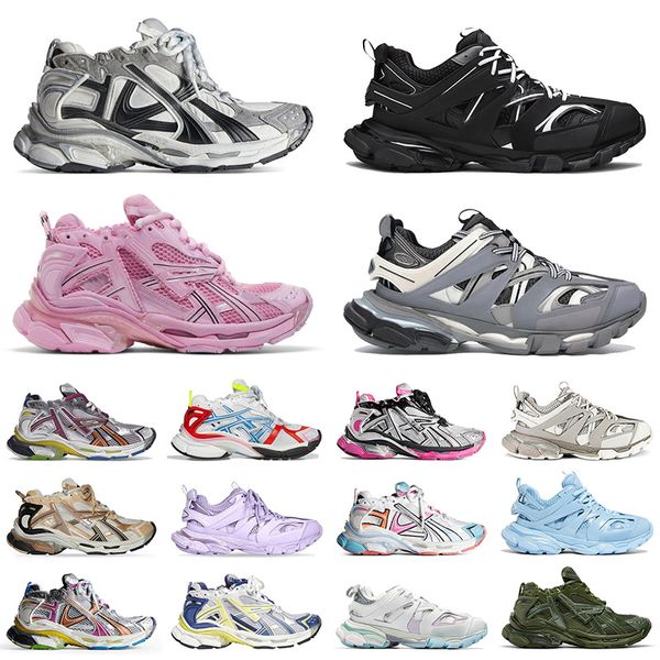 Tracks Runner 7 7,5 3,0 Designer-Kleiderschuhe Schaumstoffläufer Damen Herren Läufer Tripler Luxus-Tennistrainer Große Größe 46 Turnschuhe Bahnläufer Dhgate