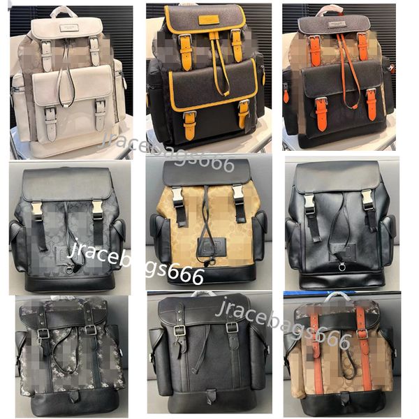 Tasarımcı Sırt Çantası Erkek Kadınlar Moda Büyük Kitap Çantası Klasik Çiçekler Drawstring Clip Açık Ve Yakın Jakar Deri Okul Çantası Sırt Çantası Öğrenci Kitap Çantası