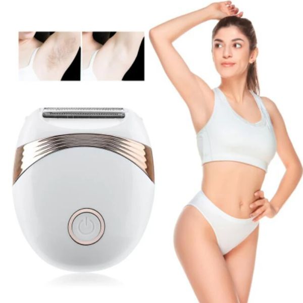 Shavers Epilator elétrico Mulheres recarregáveis de barbeador Remoção de cabelo Bikini Face Face Depilator Máquina de barbear Razor