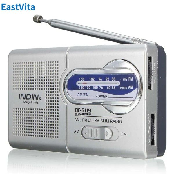 Радио BCR119 Radio Am FM Battery Hapternal Portable Radio Best прием