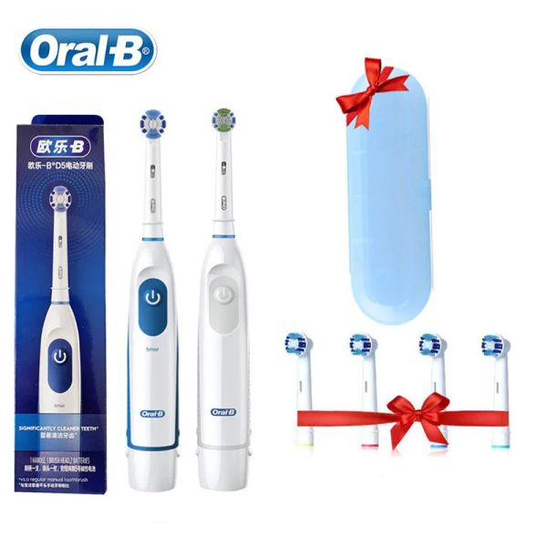 Головы Oral B Электрическая звуковая зубная щетка для взрослого прозвита зубная точность чистая мягкая щетка. Поправка вращающаяся батарея DB4010/4510