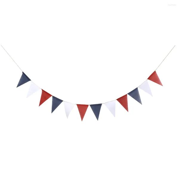 Decorazione per feste 3 m Decor interno 4 luglio Garland Patriotic Banner sospeso la tela la tela