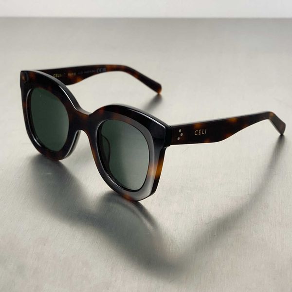 Дизайнерские солнцезащитные очки CES Новые 4005 модные платы Sub -версия солнцезащитные очки и женщины с большими кадрами в форме бабочки