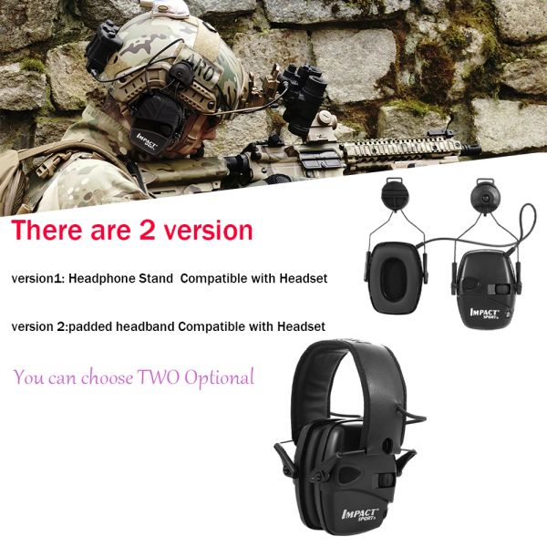 Protektor Original Tactical Electronic Shooting Offoor Outdoor Sports Antinoise Headset Impact Sound Amplifikation