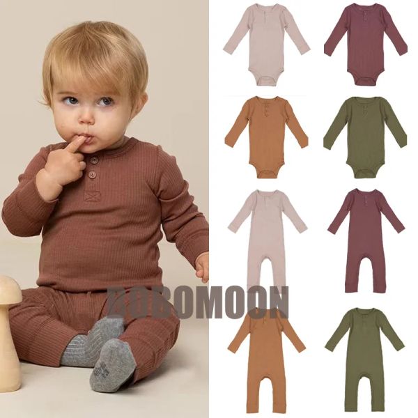 One-Pieces Persale (Schiff Ende September) 2022 Herbst Mar Baby Girls Modal Long Sleeve Strampler Kinder Kleidung Mädchen Baby Boy Bodysuit