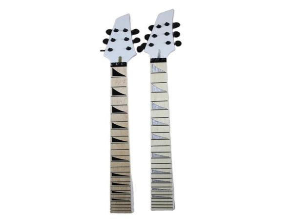 6 Strings White Headstock Guitar Neck com TunnersMapela preta para ser personalizado como solicitação4841530