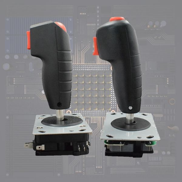 Joysticks Flugstock Vibration auslösen Joystick Top Fire Triggerstick Button 8 Way für Arcade VR -Spielautomaten DIY -Teile