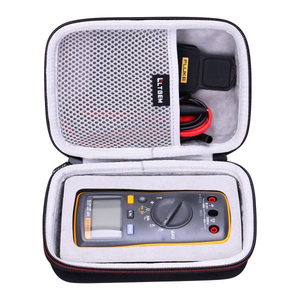 Сумки Ltgem EVA Водонепроницаемый жесткий корпус для Fluke 107 AC/DC Copence Hand Hond Digital Multieter