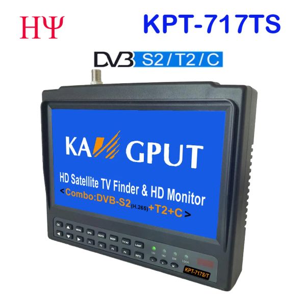 Finder KPT717S/T DVBS2 DVBT/T2 DVBC Combo Digital Satellitenmesser Finder H.265 VS KPT716TS SATLINK WS6933 SATLINK ST5150
