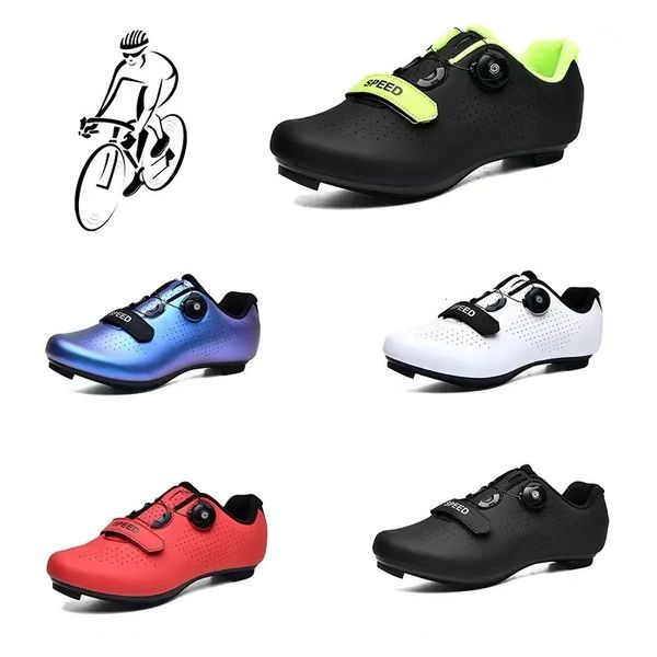 Homens de bicicleta de bicicleta de bicicleta de bicicleta de bicicleta de bicicleta esportiva de bicicleta branca de velocidade branca feminino Bicycl sapatos de ciclismo plus size 48 240416