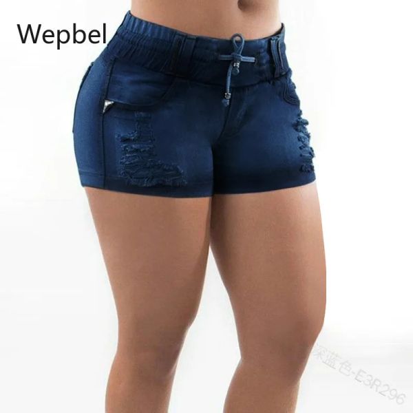 Леггинсы Wepbel Fashion Casual Hole Джинсовые брюки.