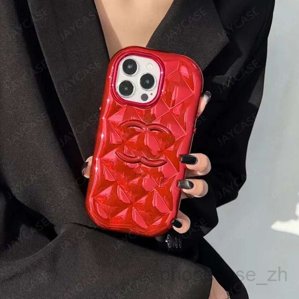 Металлическое роскошное покрытие 3D буквы телефона для iPhone 15 Pro Max 14 13 Case Fashion Glossy Pink Phonecase Women Shock -Resection Co