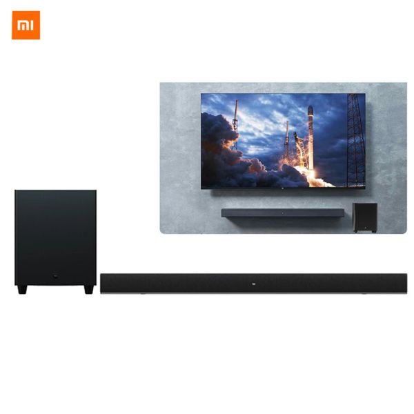 Soundbar Orijinal Xiaomi Mi TV ses çubuğu ve 6.5 inç subwoofer 100W Ev Sineması 5 Ses Üniteleri 2.1 Kanal Çok Engeli Arayüz