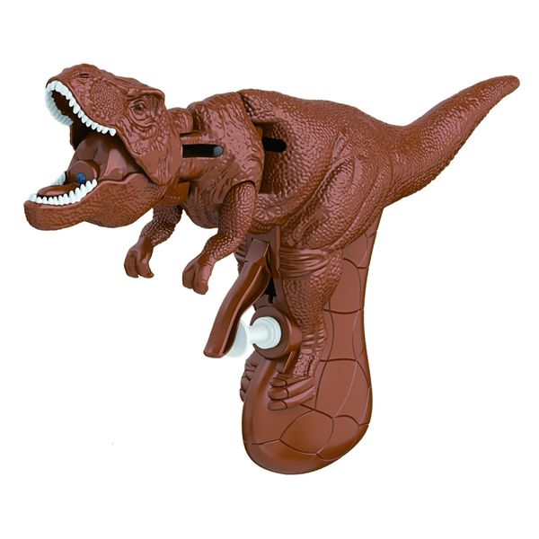 Dinosaur Shake Head Water Gun Toy Toy Spray Spraying Pressioning Grip Water Pistol Boys Beach Piscina Toys para crianças Presente de menino 240422