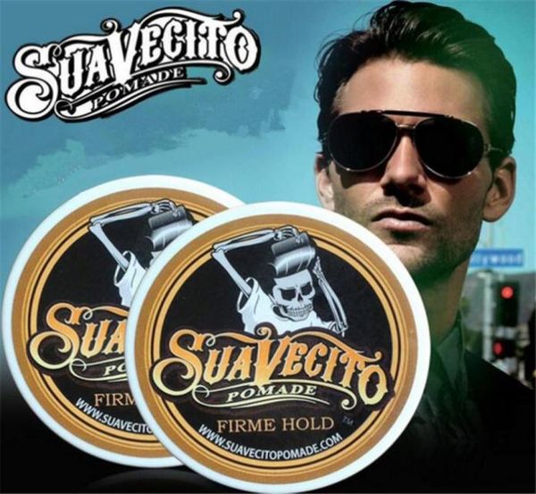 Suavecito Pomade Strong Style Resterning Hair Cera Scheletro Stick Ai capelli Fucile Cera fango Mantieni i capelli Pomade uomini e donne9271079