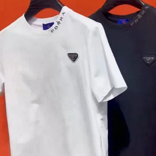 Camisetas de camisetas designer brancas camiseta casual moda solta manga curta masculino homem rua tops preto camiseta roupas asiáticas l-5xl