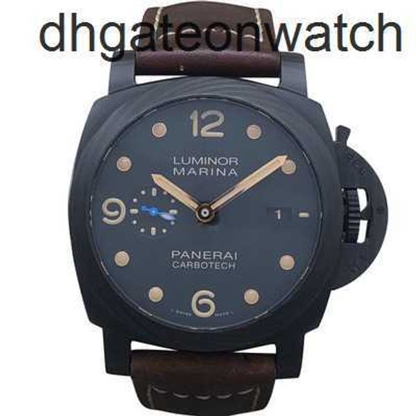 High -End -Designer -Uhren für die Peneraa -Serie Carbon Technology Automatische mechanische Herren Uhr PAM00661 Original 1: 1 mit echtem Logo und Box